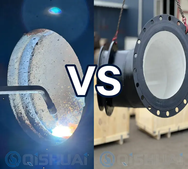 تحليل شاندونغ كيشواي المتعمق: دليل الاختيار لأنابيب تراكب كربيد الكروم والأنابيب المبطنة بسيراميك الألومينا، المناسبة لظروف التآكل العالية في جميع الصناعات